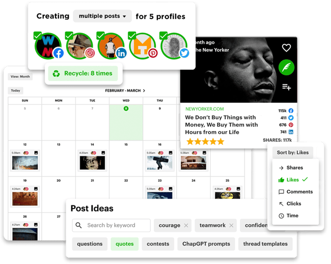 social media management tool, postplanner